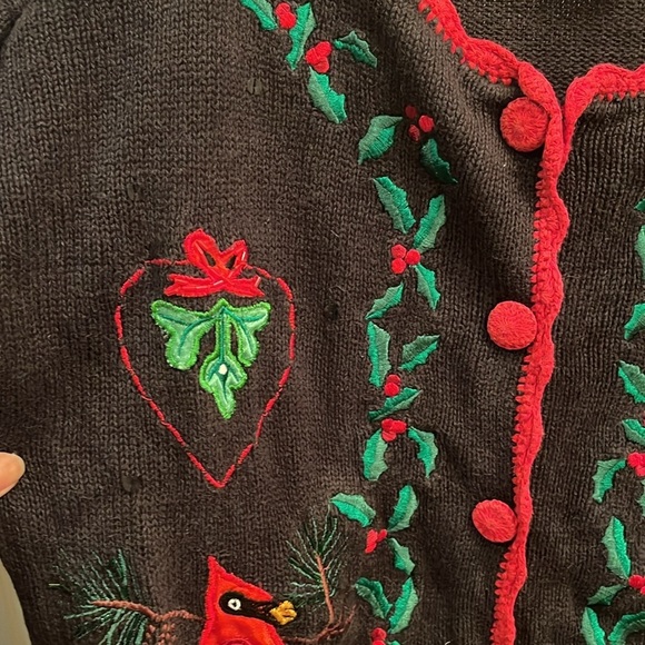 Basic Editions ugly Christmas sweater. Size small - Picture 3 of 5